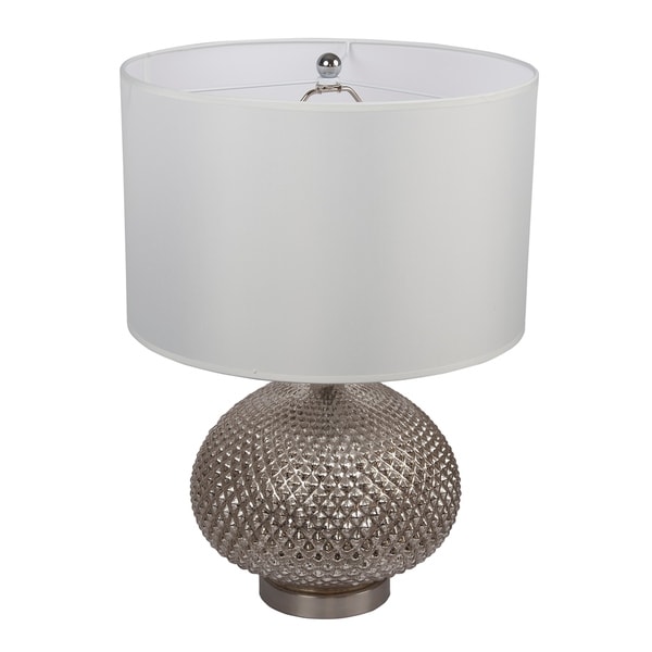 silver base lamp