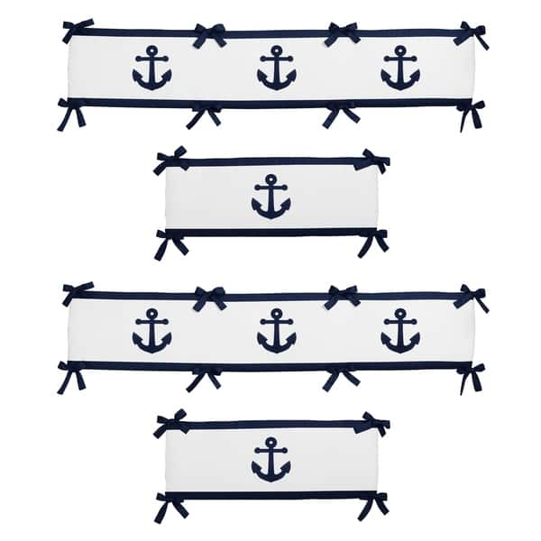 Shop Sweet Jojo Designs Navy Blue And White Anchors Away