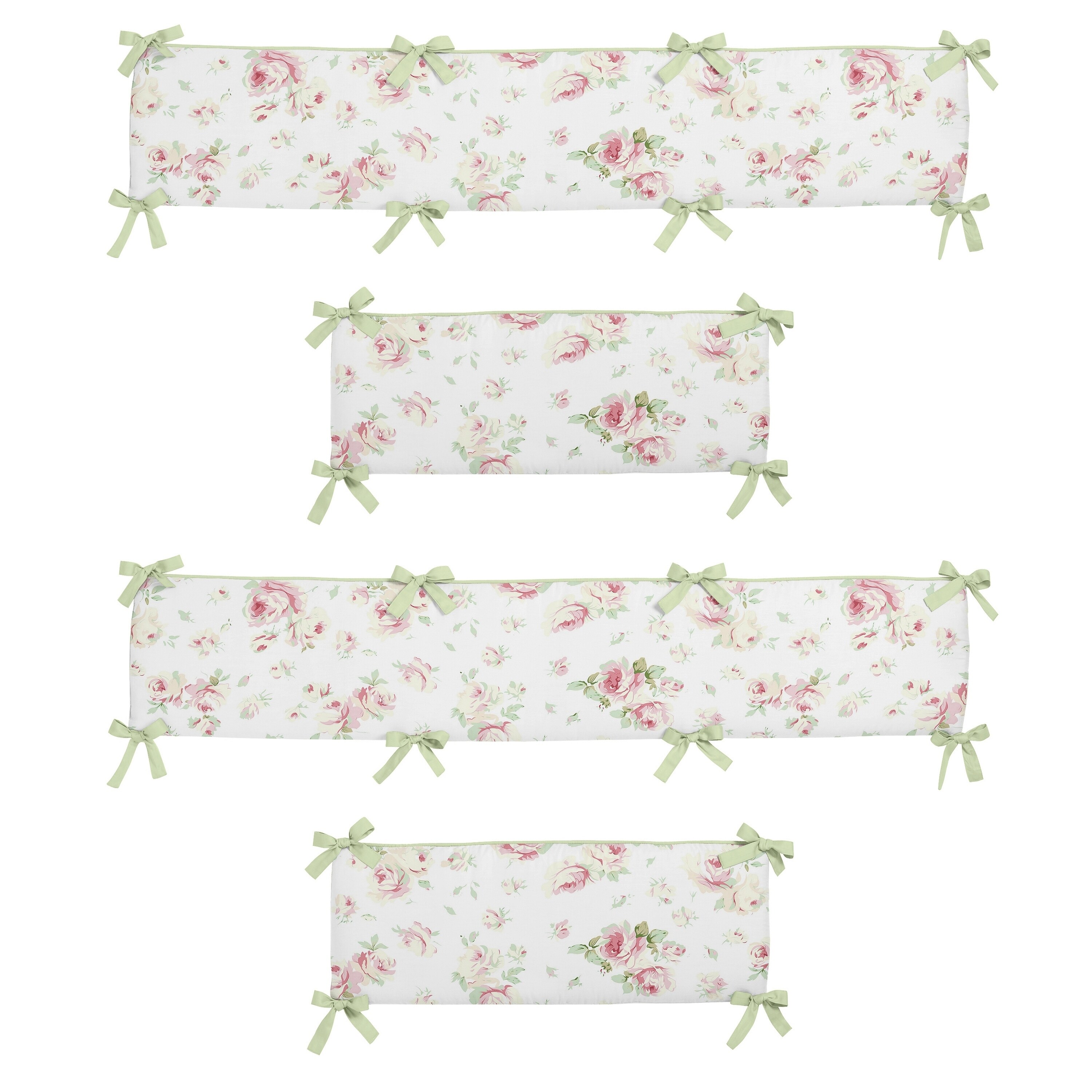 Shop Sweet Jojo Designs Pink Sage Green Off White And White