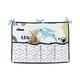 preview thumbnail 3 of 3, Sweet Jojo Designs Blue and Green Mod Dino Modern Dinosaur Collection 11-piece Bumperless Crib Bedding Set