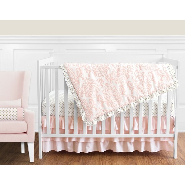 damask crib bedding sets