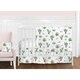 preview thumbnail 1 of 3, Sweet Jojo Designs Pink and Green Boho Watercolor Cactus Floral Collection Girl 11-piece Bumperless Crib Bedding Set