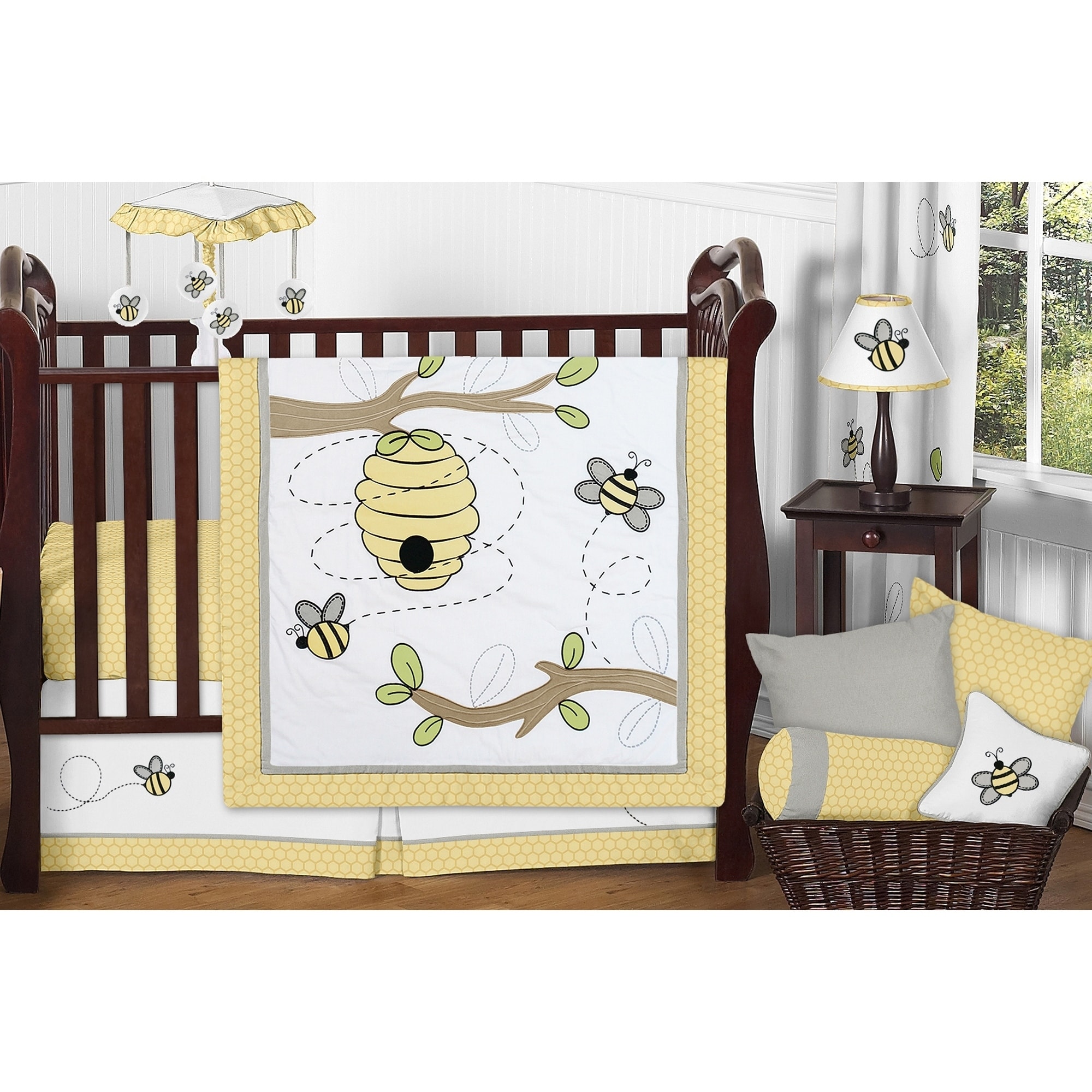 bee crib bedding