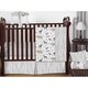 preview thumbnail 1 of 3, Sweet Jojo Designs Woodland Animals Collection Multicolored 11-piece Bumperless Crib Bedding Set