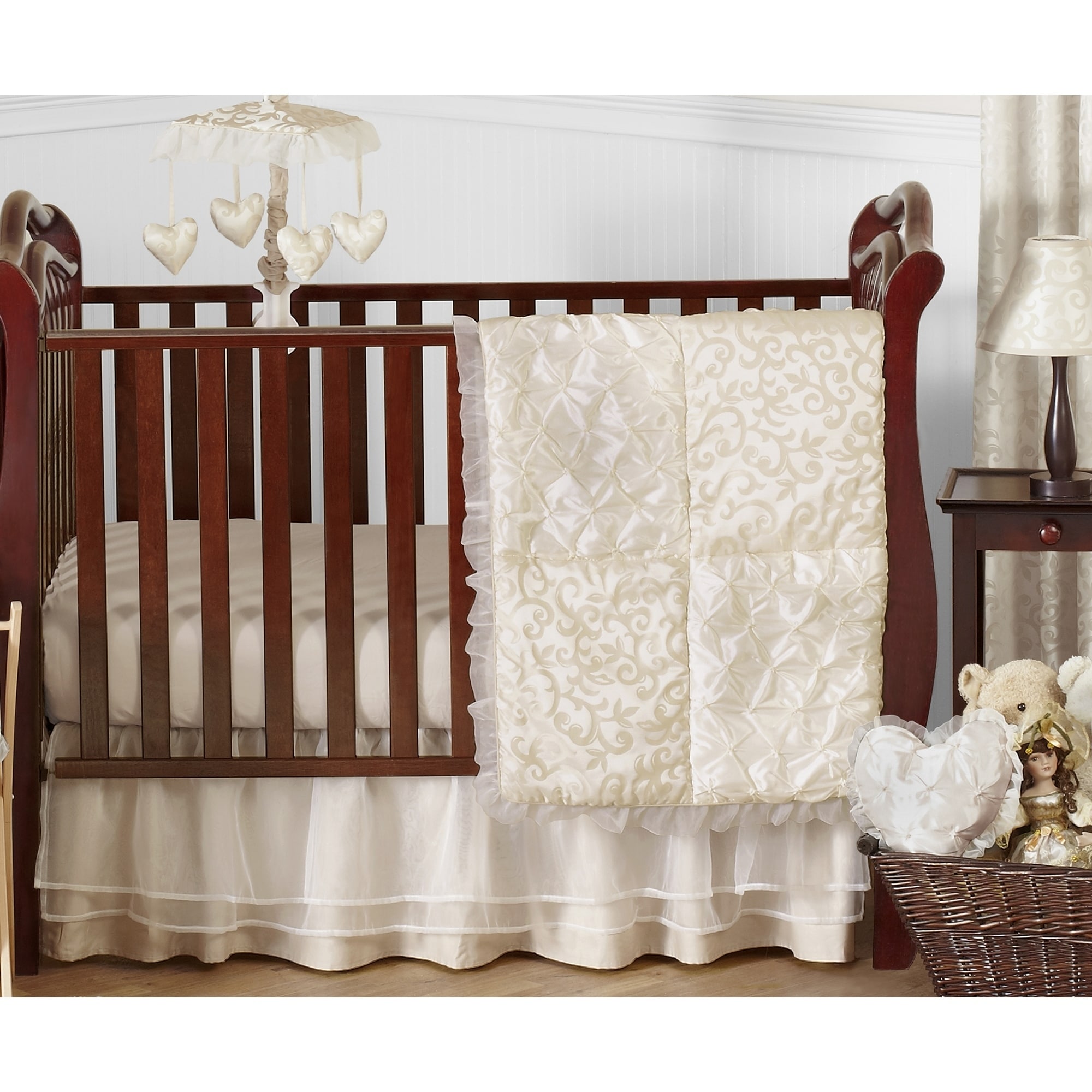 Shop Sweet Jojo Designs Victoria 11 Piece Bumperless Crib Bedding