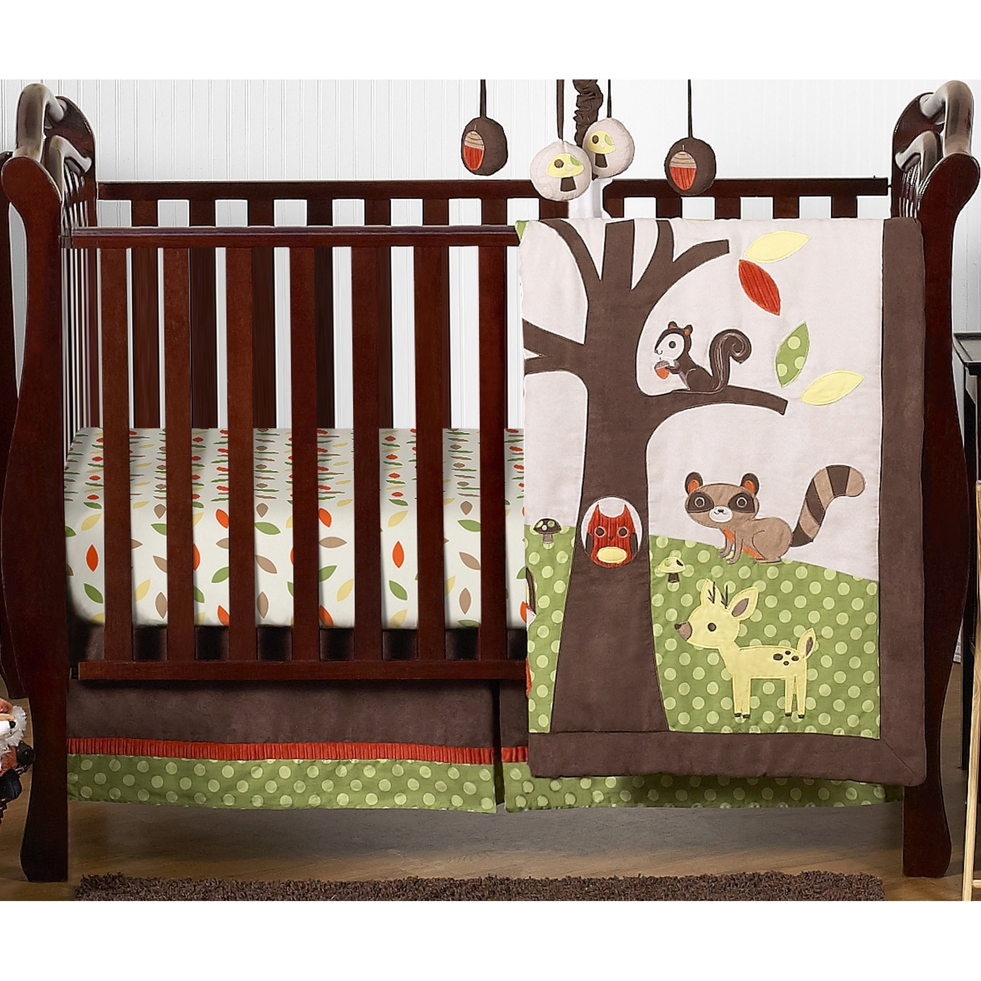 Forest friends hotsell crib bedding