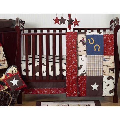 Sweet Jojo Designs Wild West Cowboy 11-piece Bumperless Crib Bedding Set