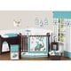 preview thumbnail 1 of 3, Sweet Jojo Designs Mod Elephant Collection 11-piece Bumperless Crib Bedding Set