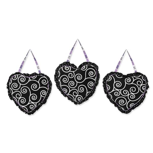 Shop Sweet Jojo Designs Purple Black And White Damask Kaylee 11