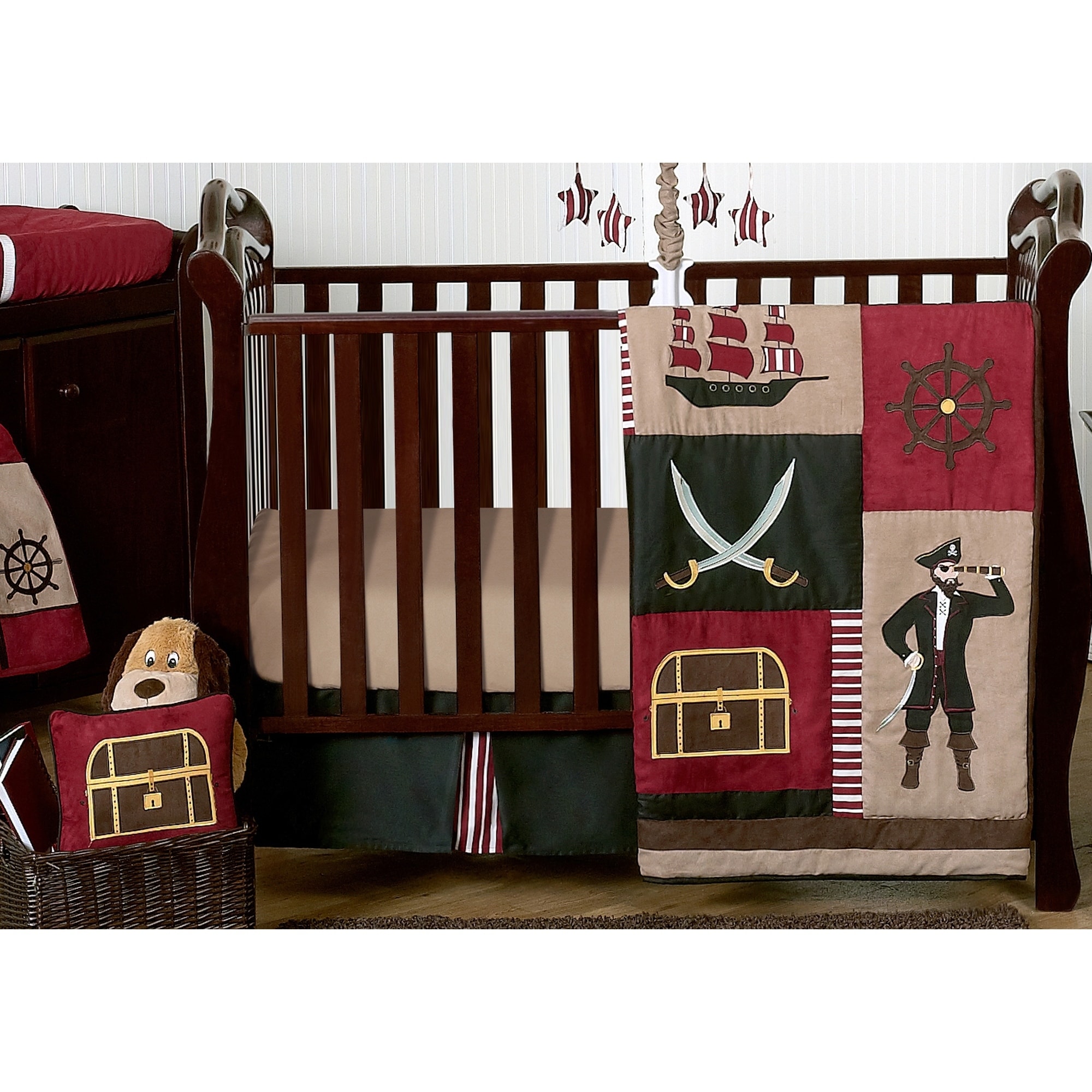 pirate nursery bedding