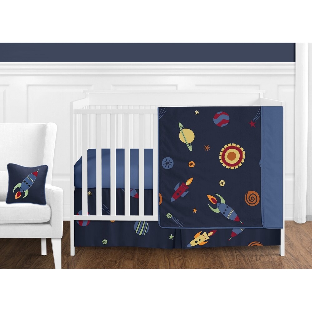 space theme crib bedding