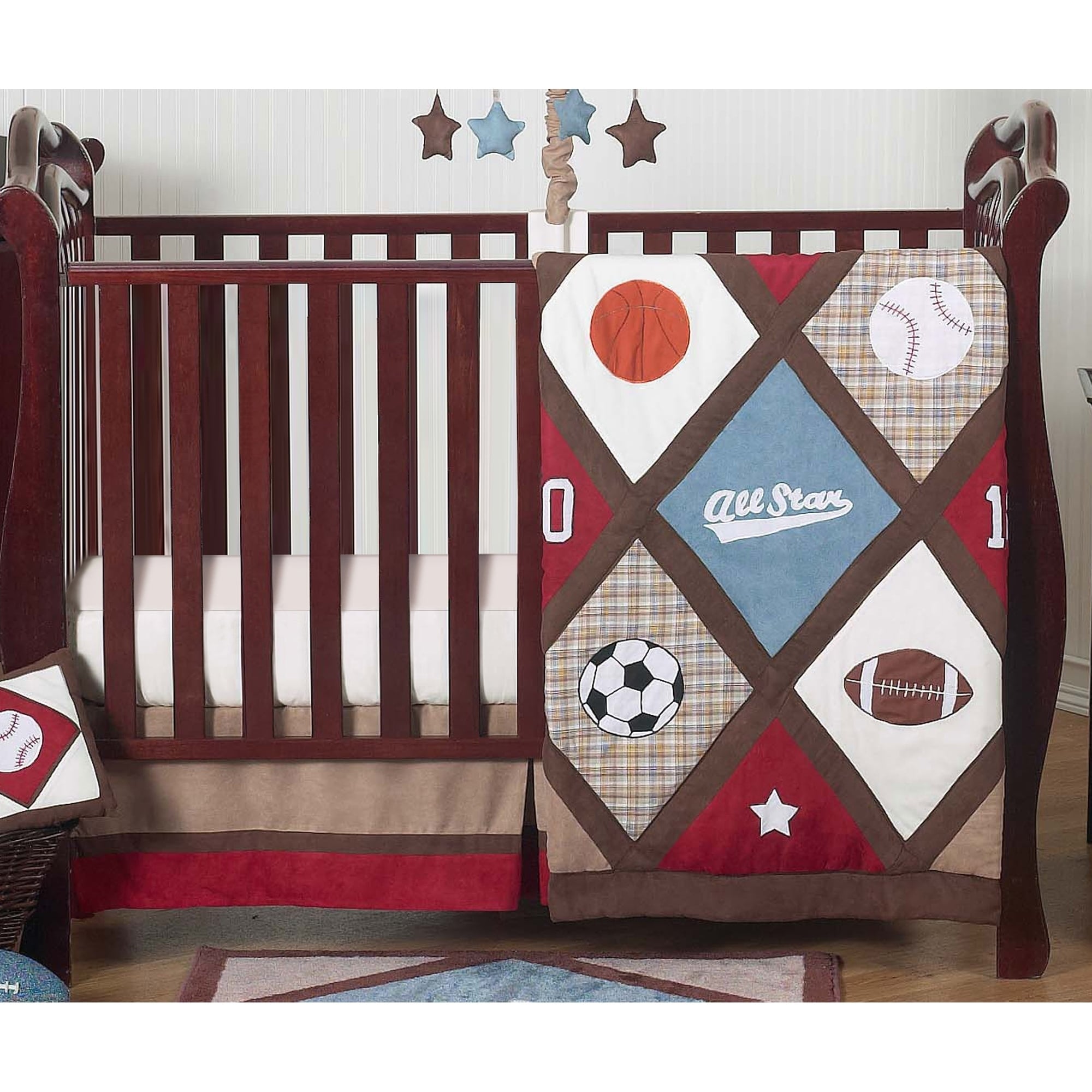 All star crib online bedding