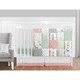 preview thumbnail 1 of 3, Sweet Jojo Designs Coral and Mint Woodsy Collection 11-piece Bumperless Crib Bedding Set