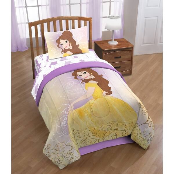 Shop Disney Beauty The Beast Belle En Rose Twin Full Reversible