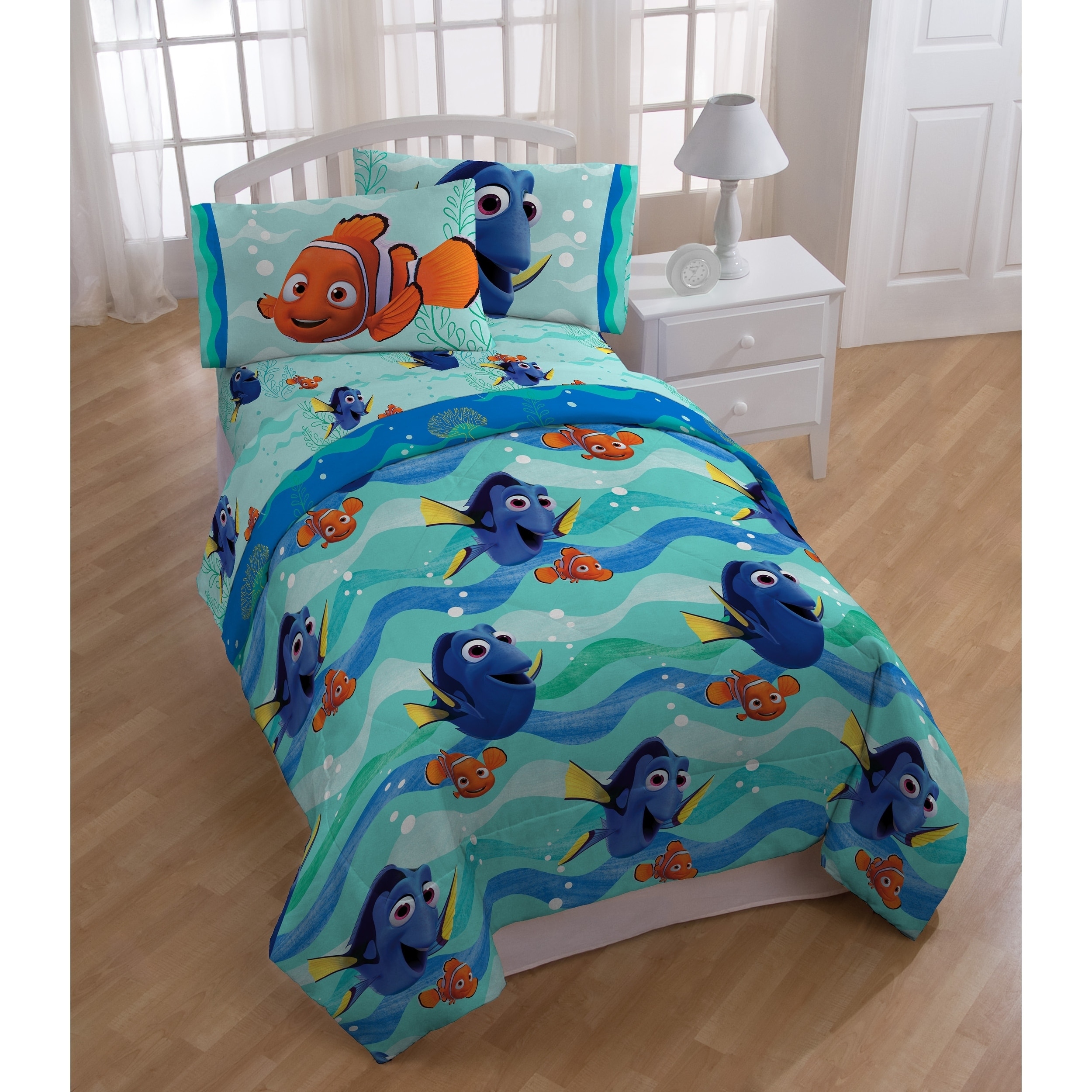 Shop Disney Pixar Finding Dory Splashy Twin Reversible Comforter