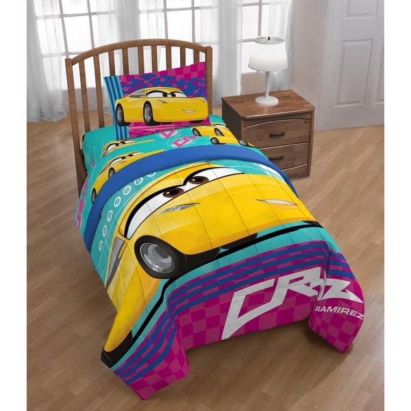 Disney Pixar Cars 3 Movie Cruz Twin Full Reversible Comforter