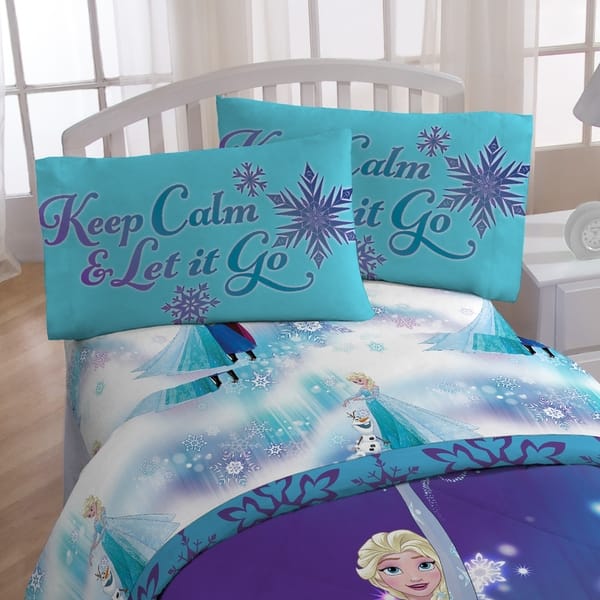 Disney Frozen Magical Winter 4 Piece Twin Bed In A Bag