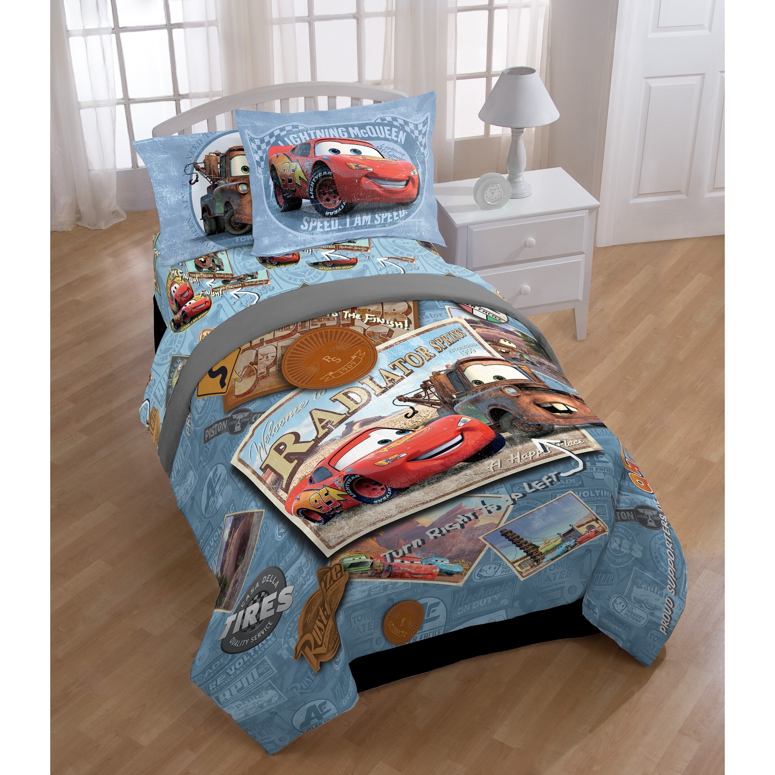 disney cars tune up full bed in a bag