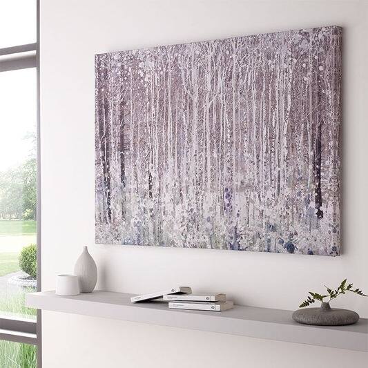 Graham & Brown Watercolour Woods Printed Canvas