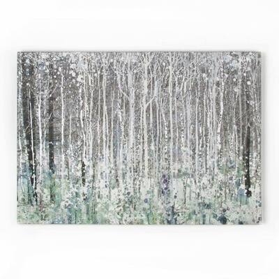 Graham & Brown Watercolour Woods Printed Canvas