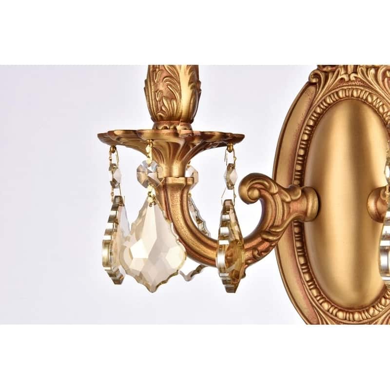 Fleur Illumination 2 light French Gold Wall Sconce