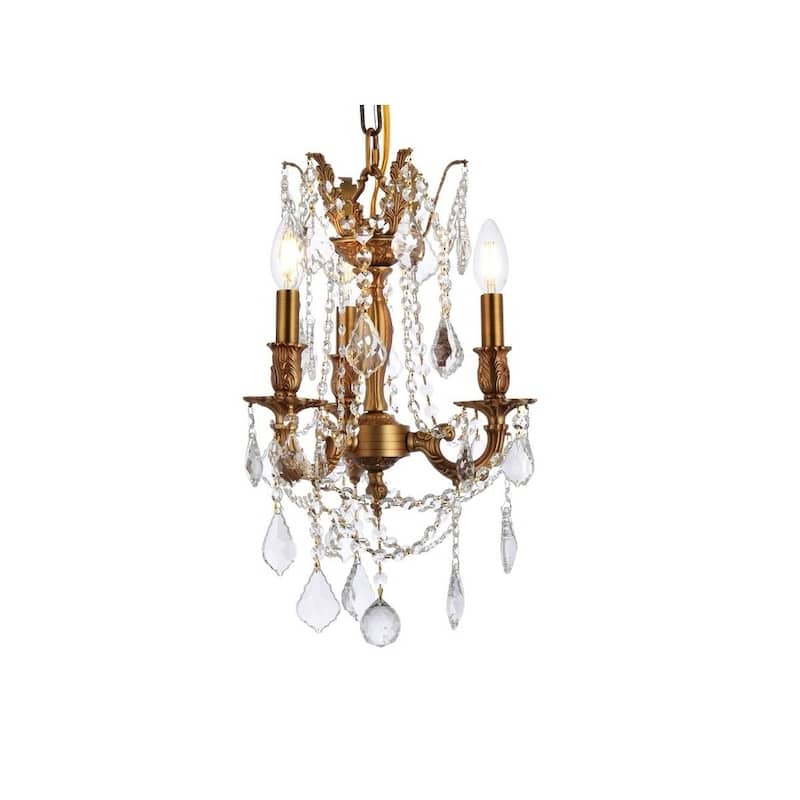 Fleur Illumination 3 light French Gold Pendant
