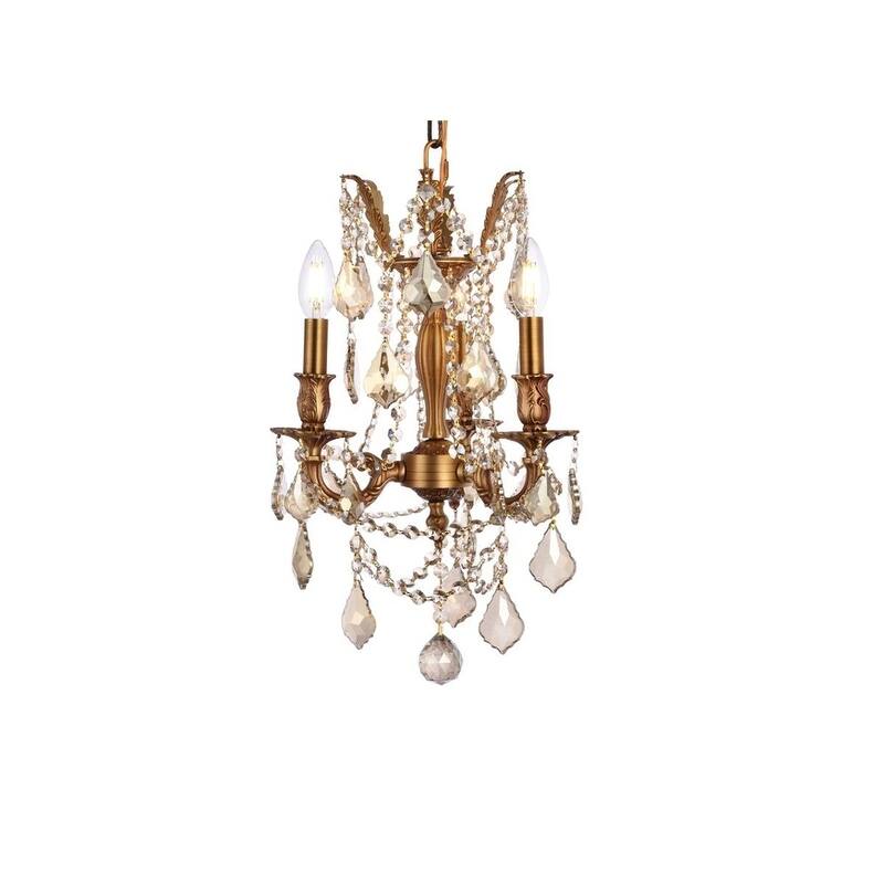 Fleur Illumination 3 light French Gold Pendant