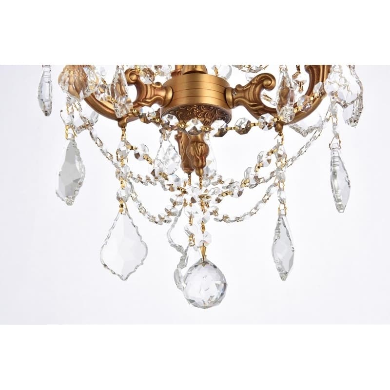 Fleur Illumination 3 light French Gold Pendant