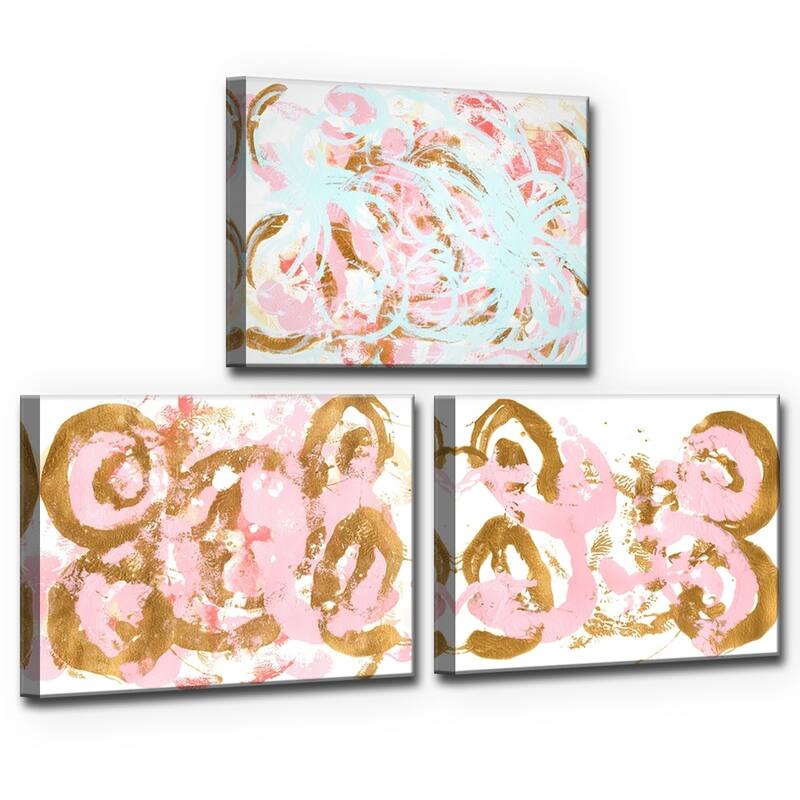 Ready2HangArt 'Dance I-III' Wrapped Canvas Art Set