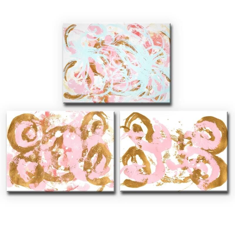 Ready2HangArt 'Dance I-III' Wrapped Canvas Art Set