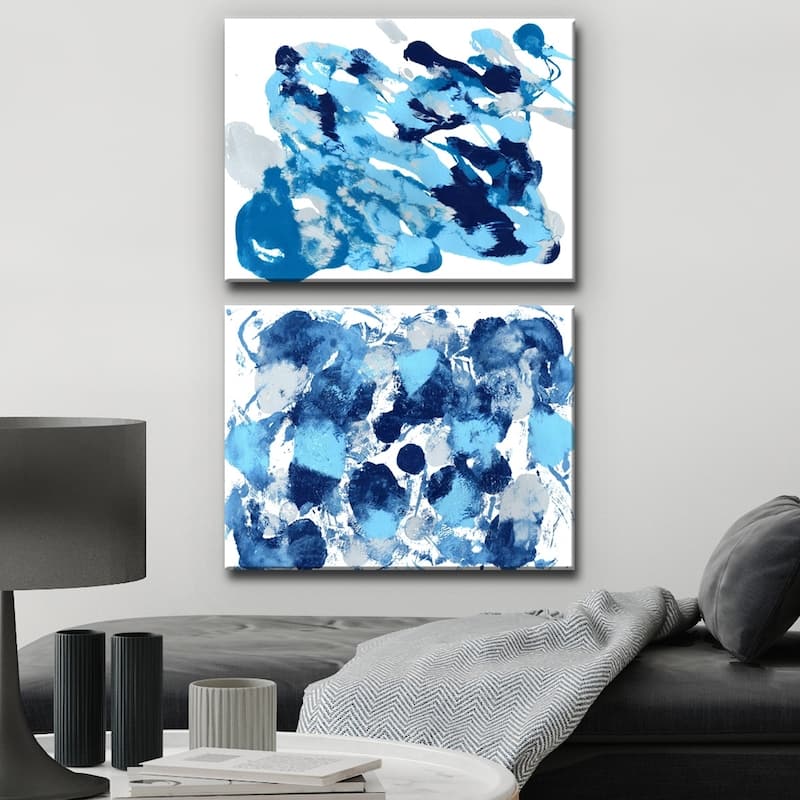 Ready2HangArt 'Rainy Moves I/II' Wrapped Canvas Art Set