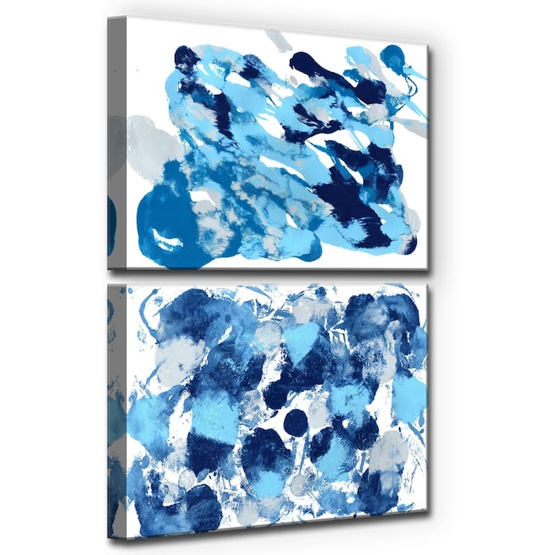Ready2HangArt 'Rainy Moves I/II' Wrapped Canvas Art Set