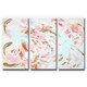 preview thumbnail 2 of 2, Ready2HangArt 'Grande Jete' Wrapped Canvas Art Set - Pink