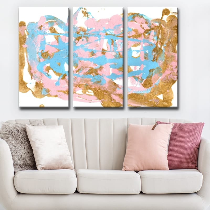 Ready2HangArt 'Plie' Wrapped Canvas Art Set