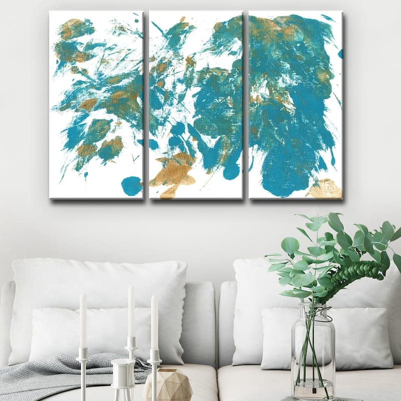 Ready2HangArt 'Feather Dance' Wrapped Canvas Art Set