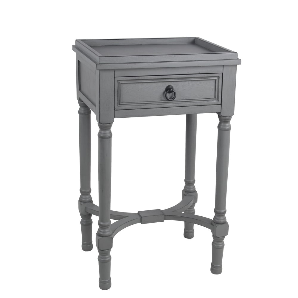 Privilege1 Drawer Accent Table Slate Grey Dailymail