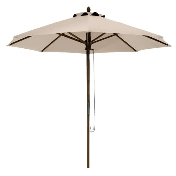 Shop Black Friday Deals On Classic Accessories Montlake Fadesafe 9 Round Bamboo Patio Umbrella Base Not Included Overstock 20679733