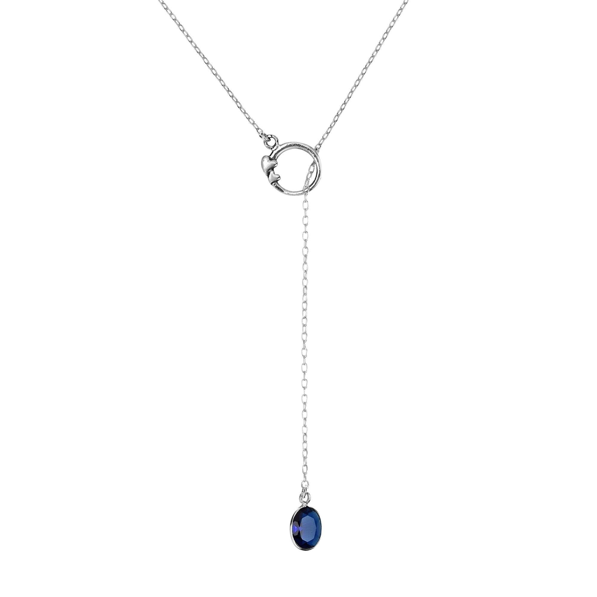 silver lariat necklace