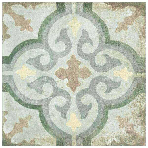 Shop Somertile 8 75x8 75 Inch Anticato Decor Palazzo Porcelain