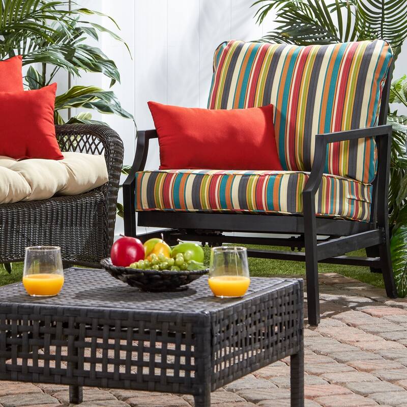 Greendale Outdoor Deep Seating Back and Seat Cushion Set