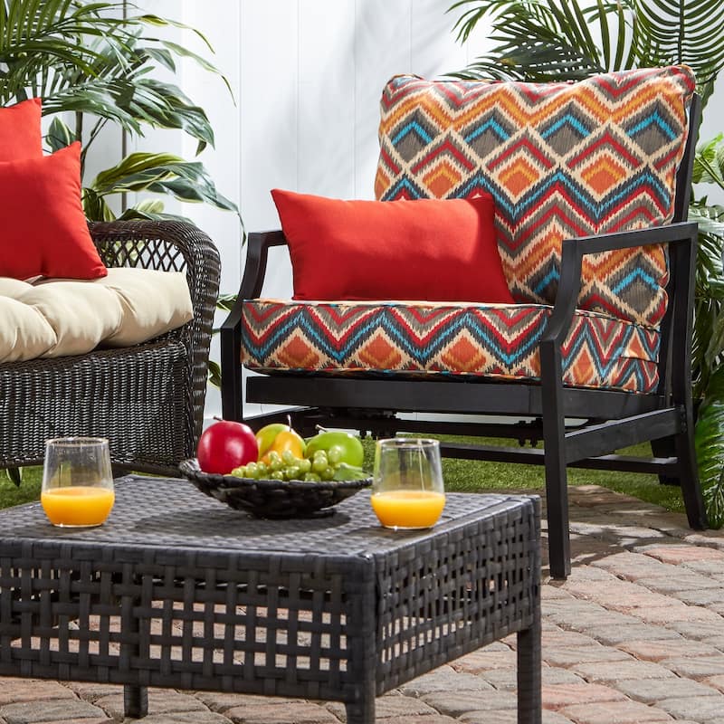 Greendale Outdoor Deep Seating Back and Seat Cushion Set