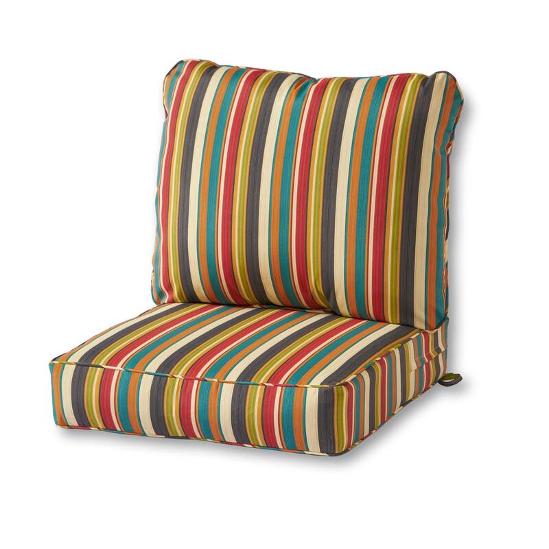 Greendale Outdoor Deep Seating Back and Seat Cushion Set - Sunset