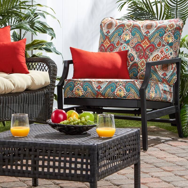 Greendale Outdoor Deep Seating Back and Seat Cushion Set