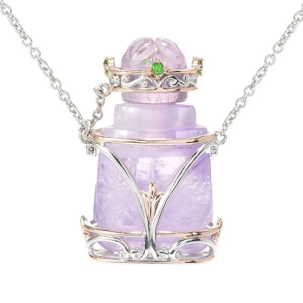 purple gem necklace
