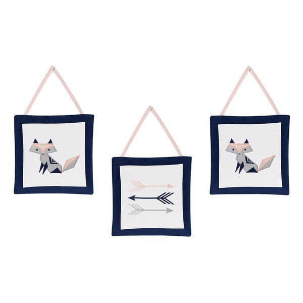 baby girl fox crib bedding