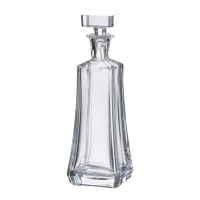Majestic Gifts European Quality Glass Decanter-w Stopper 25 Oz.