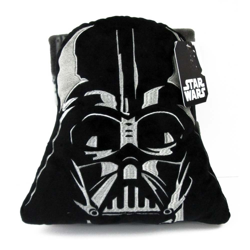 Star Wars Darth Vader Pillow 12”x 11.5” Blue Throw