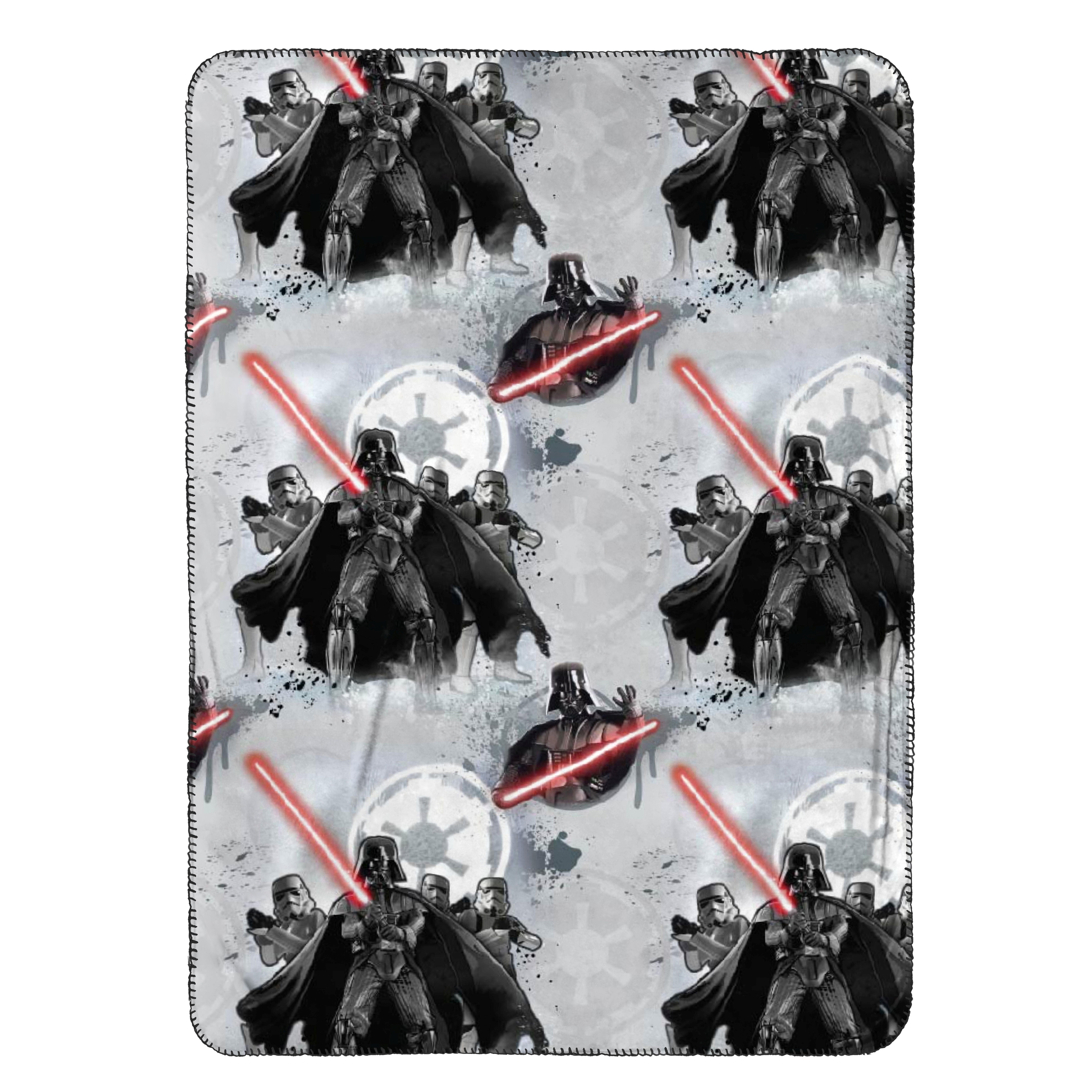 Star Wars Darth Vader Nogginz Character Pillow with 40 x 50 Travel Blanket Gift Set