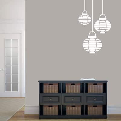 Paper Lanterns Wall Decals