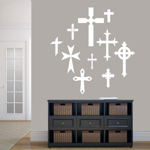 Set of Crosses Wall Decals - Bed Bath & Beyond - 20684993